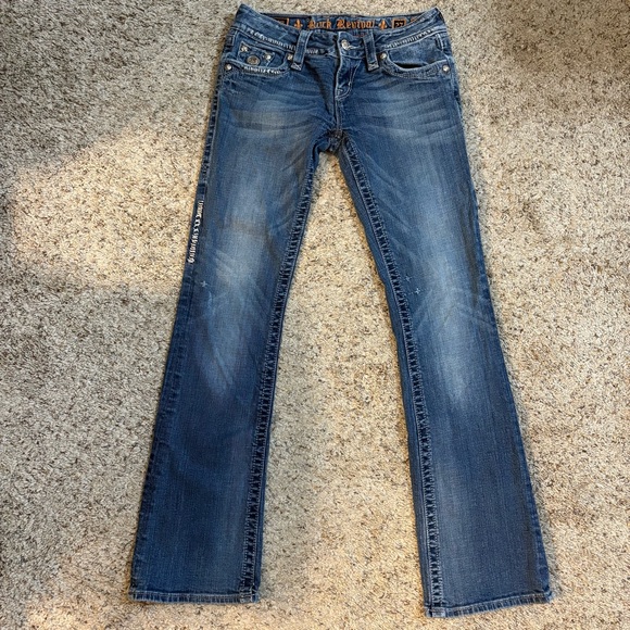 Rock Revival Celine Boot Cut Jeans Waist 27 EUC - Picture 4 of 16